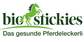 Biostickies - natürliche und gesunde Leckerlis für Pferde.